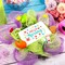 4 Rolls Mesh Ribbons 30 Feet Each Roll Metallic Foil Mesh Ribbon for Home Door Wreath Decoration DIY Crafts Making Supplies(Pink, Grass Green, Sky Blue, Purple,6 Inches)